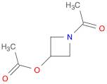 3-Azetidinol, 1-acetyl-, acetate (ester) (9CI)