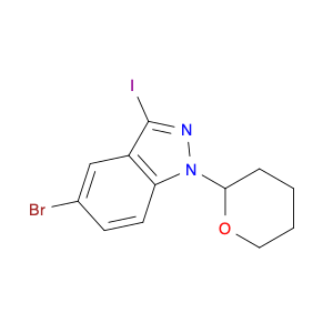 5-broMo-3-iodo-1-(tetrahydro-2H-pyran-2-yl)-1H-indazole