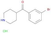 (3-Bromophenyl)-4-piperidinylmethanone