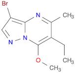 3-BroMo-6-ethyl-7-Methoxy-5-Methylpyrazolo[1,5-a]pyriMidine