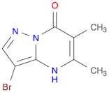 3-bromo-5,6-dimethyl-4H-pyrazolo[1,5-a]pyrimidin-7-one