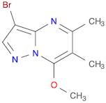 3-Bromo-7-methoxy-5,6-dimethylpyrazolo[1,5-a]pyrimidine