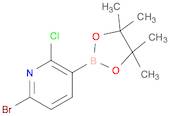 6-Bromo-2-chloro-3-(4,4,5,5-tetramethyl-1,3,2-dioxaborolan-2-yl)pyridine