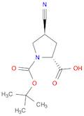 (2R,4S)-1-(tert-butoxycarbonyl)-4-cyanopyrrolidine-2-carboxylic acid