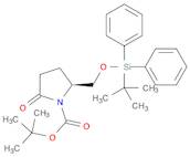 (2S)-2-[[[(1,1-DIMETHYLETHYL)DIPHENYLSILYL]OXY]METHYL]-5-OXO-1-PYRROLIDINECARBOXYLATE-1,1-DIMETHYL…