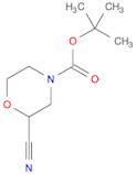 4-Morpholinecarboxylic acid, 2-cyano-, 1,1-diMethylethyl ester