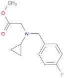 [Cyclopropyl-(4-fluoro-benzyl)-aMino]-acetic acid Methyl ester