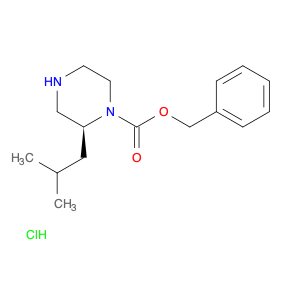 (S)-Benzyl 2-isobutylpiperazine-1-carboxylate hydrochloride
