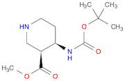 cis-4-Boc-aMino-piperidine-3-carboxylic acidMethyl ester