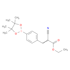 2-Cyano-3-[4-(4,4,5,5-tetramethyl-[1,3,2]dioxa-borolan-2-yl)-phenyl]-acrylic acid ethyl ester