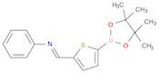 Phenyl-[5-(4,4,5,5-tetramethyl-[1,3,2]dioxaborolan-2-yl)-thiophen-2-ylmethylene]-amine