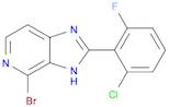 3H-IMidazo[4,5-c]pyridine, 4-broMo-2-(2-chloro-6-fluorophenyl)-