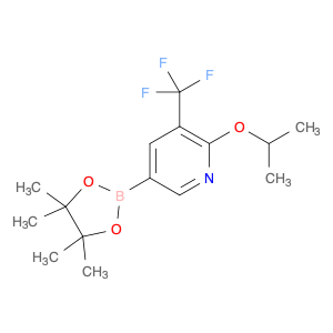 2-isopropoxy-5-(4,4,5,5-tetraMethyl-1,3,2-dioxaborolan-2-yl)-3-(trifluoroMethyl)pyridine