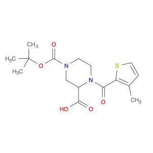 4-(3-Methyl-thiophene-2-carbonyl)-piperazine-1,3-dicarboxylic acid 1-tert-butyl ester