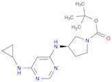 (R)-3-(6-CyclopropylaMino-pyriMidin-4-ylaMino)-pyrrolidine-1-carboxylic acid tert-butyl ester