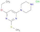 4-Ethoxy-2-Methylsulfanyl-6-piperazin-1-yl-pyriMidine hydrochloride