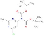 6-[Bis(Boc)amino]-4-chloro-2-methylpyrimidine