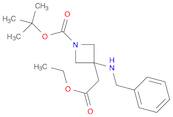 tert-butyl 3-(benzylaMino)-3-(2-ethoxy-2-oxoethyl)azetidine-1-carboxylate