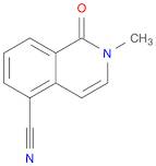 1,2-Dihydro-2-methyl-1-oxoisoquinoline-5-carbonitrile