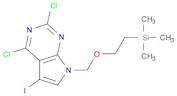 7-((2-(triMethylsilyl)ethoxy)Methyl)-2,4-dichloro-5-iodo-7H-pyrrolo[2,3-d]pyriMidine