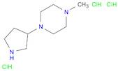 1-Methyl-4-(pyrrolidin-3-yl)piperazine trihydrochloride