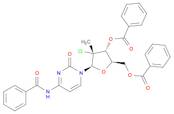 (2R,3R,4R,5R)-5-(4-benzaMido-2-oxopyriMidin-1(2H)-yl)-2-((benzoyloxy)Methyl)-4-chloro-4-Methyltetr…