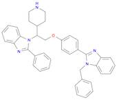 1H-BenziMidazole, 2-[4-[2-(2-phenyl-1H-benziMidazol-1-yl)-2-(4-piperidinyl)ethoxy]phenyl]-1-(phe...