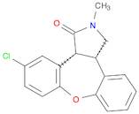 1H-Dibenz[2,3:6,7]oxepino[4,5-c]pyrrol-1-one, 11-chloro-2,3,3a,12b-tetrahydro-2-methyl-, (3aR,12bS…