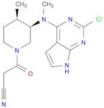 3-((3R,4R)-3-((2-chloro-7H-pyrrolo[2,3-d]pyriMidin-4-yl)(Methyl)aMino)-4-Methylpiperidin-1-yl)-3-o…