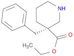 3-Piperidinecarboxylic acid, 3-(phenylMethyl)-, ethyl ester,(R)-