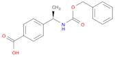 (R)-4-[1-[[(Phenylmethoxy)carbonyl]amino]ethyl]benzoic acid