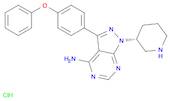 3-(4-Phenoxyphenyl)-1-(3R)-3-piperidinyl-1H-pyrazolo[3,4-d]pyrimidin-4-amine hydrochloride