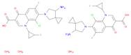 3-Quinolinecarboxylic acid,7-[(7S)-7-amino-5-azaspiro[2.4]hept-5-yl]-8-chloro-6-fluoro-1-[(1R,2S...