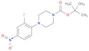 tert-Butyl 4-(2-fluoro-4-nitrophenyl)piperazine-1-carboxylate