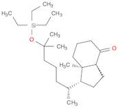 4H-Inden-4-one, 1-[1,5-dimethyl-5-[(triethylsilyl)oxy]hexyl]octahydro-7a-methyl-, [1R-[1α(R*),3aβ,…