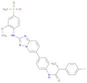 (R)-2-(4-Fluorophenyl)-N-(4-(2-((2-methoxy-4-(methylsulfonyl)phenyl)amino)-[1,2,4]triazolo[1,5-a]p…