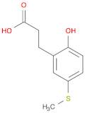 3-[2-Hydroxy-5-(methylthio)phenyl]propanoic acid