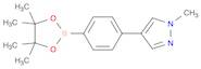 1-methyl-4-(4-(4,4,5,5-tetramethyl-1,3,2-dioxaborolan-2-yl)phenyl)-1H-pyrazole