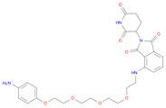 Pomalidomide-PEG4-Ph-NH2