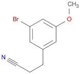 3-(3-Bromo-5-methoxyphenyl)propanenitrile