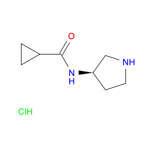 Cyclopropanecarboxamide, N-(3R)-3-pyrrolidinyl-, hydrochloride