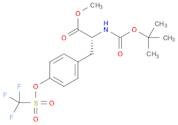 D-Tyrosine, N-[(1,1-dimethylethoxy)carbonyl]-O-[(trifluoromethyl)sulfonyl]-, methyl ester