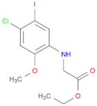 ethyl 2-((4-chloro-5-iodo-2-Methoxyphenyl)aMino)acetate