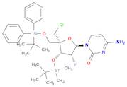 Cytidine, 4'-C-(chloromethyl)-2'-deoxy-3'-O-[(1,1-dimethylethyl)dimethylsilyl]-5'-O-[(1,1-dimethyl…