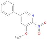 3-methoxy-2-nitro-5-phenylpyridine