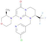 (S)-1-((5-chloropyridin-3-yl)methyl)-8-((R)-3-methylmorpholino)-2-(trifluoromethyl)-3,4-dihydro-1H…