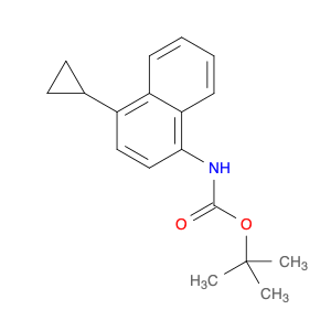 TERT-BUTYL 4-CYCLOPROPYLNAPHTHALEN-1-YLCARBAMATE