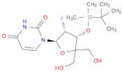 Uridine, 2'-deoxy-3'-O-[(1,1-dimethylethyl)dimethylsilyl]-2'-fluoro-4'-C-(hydroxymethyl)-