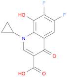 1-Cyclopropyl-6,7-difluoro-1,4-dihydro-8-hydroxy-4-oxo-3-quinolinecarboxylic Acid