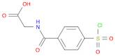 2-(4-(Chlorosulfonyl)benzamido)acetic acid